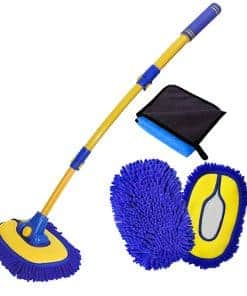 BMLEI Cepillo de Lavado de Autos con Mango Largo, Juego de