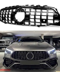 Parrilla delantera estilo GT para Mercedes X118 -Negro