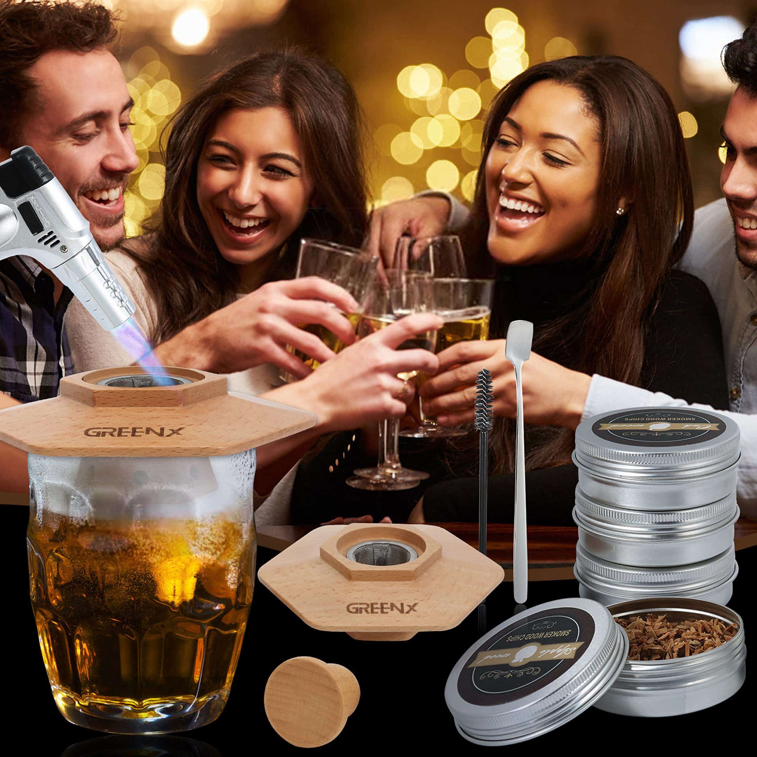 Kit de Ahumador para Cócteles Greenx con Antorcha y - Imagen 7