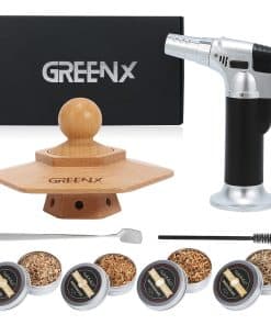 Kit de Ahumador para Cócteles Greenx con Antorcha y