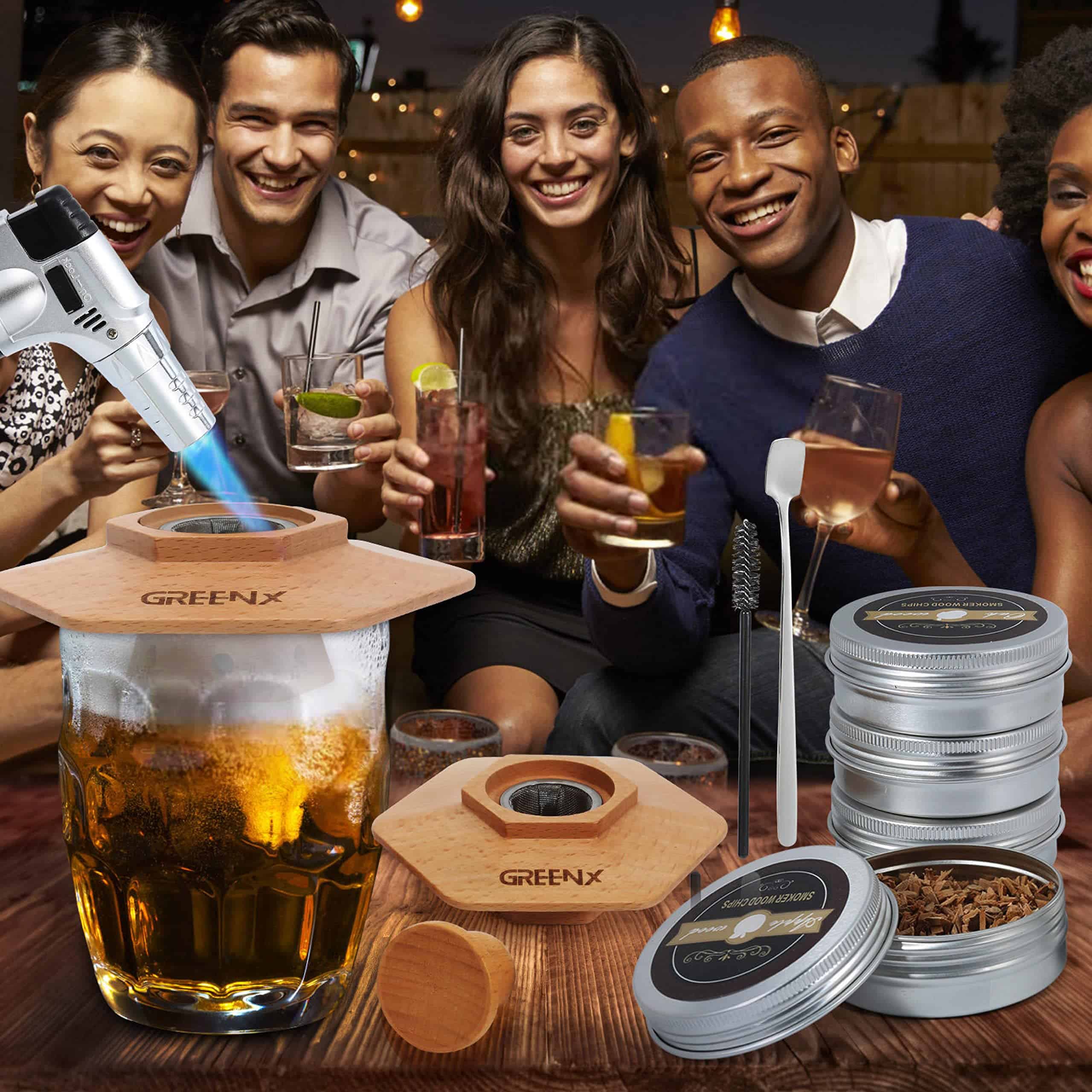 Kit de Ahumador para Cócteles Greenx con Antorcha y - Imagen 5