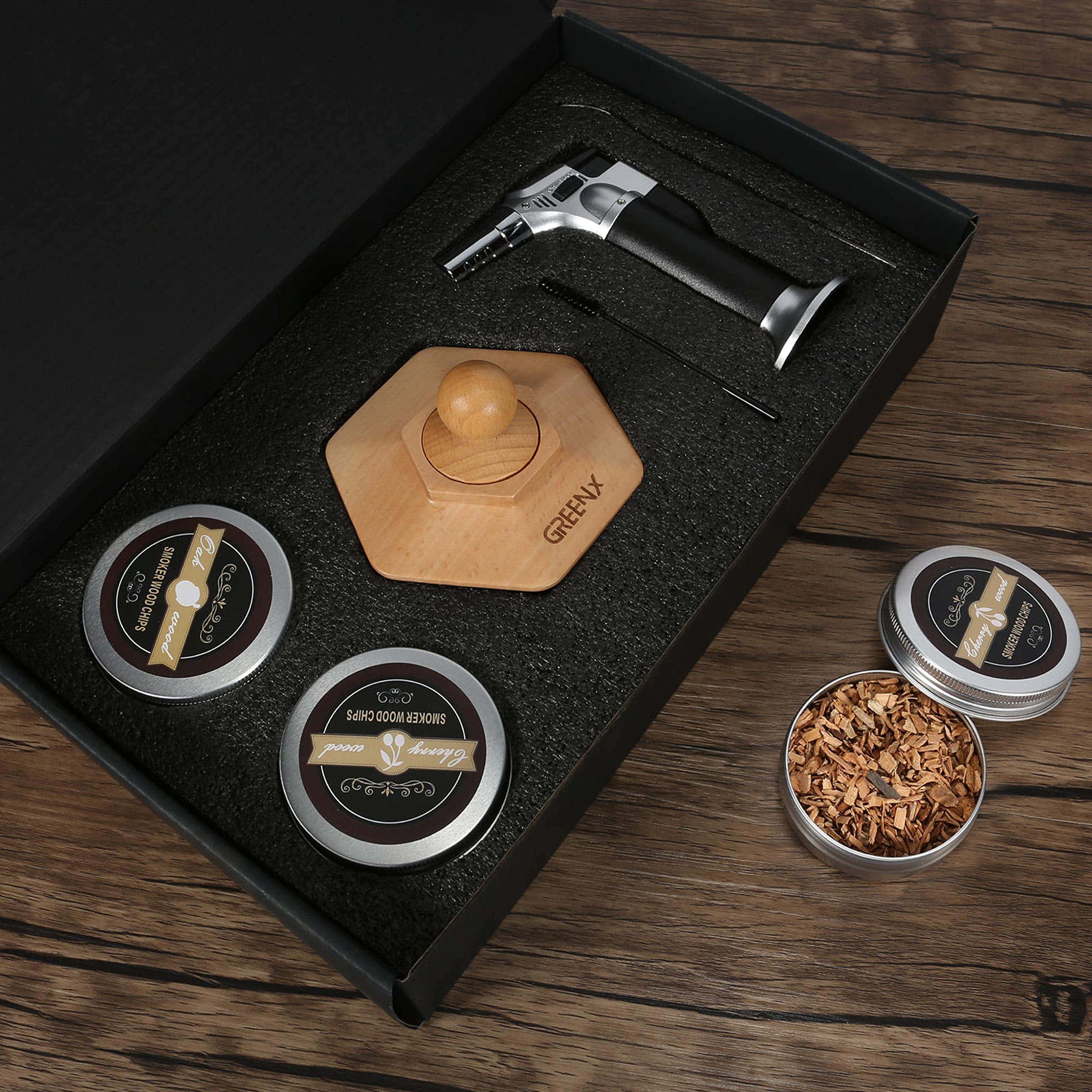 Kit de Ahumador para Cócteles Greenx con Antorcha y - Imagen 6