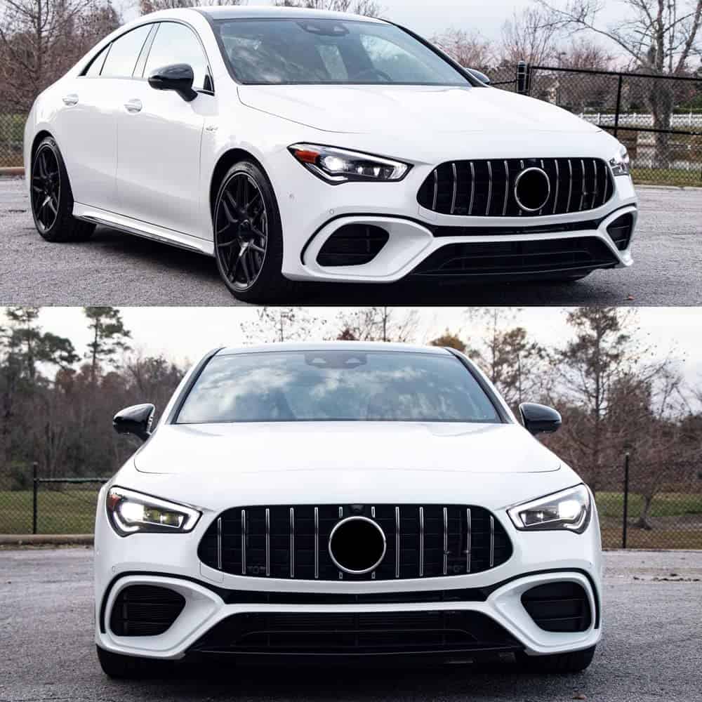 Parrilla delantera estilo GT para Mercedes X118 -Plata - Imagen 3