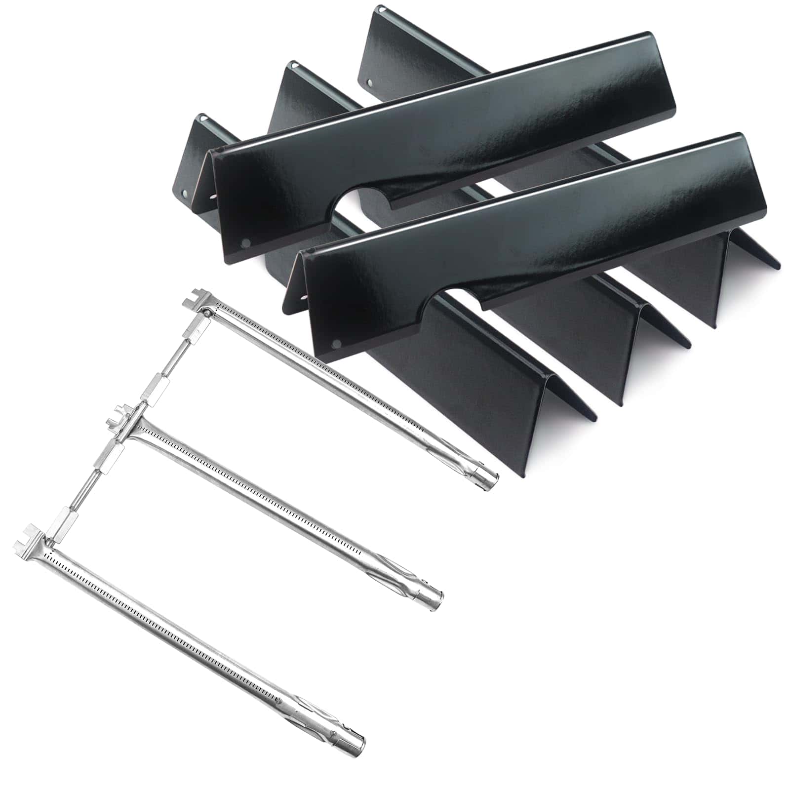 Plowo Juego de Barras Flavorizer de 15.3" y Tubo Quemador