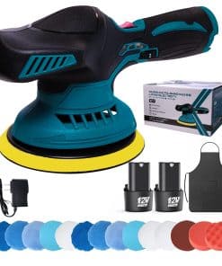 Pulidora inalámbrica AQTZGOS de 6 pulgadas con 2x baterías