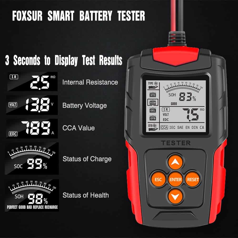Analizador de Salud Digital de Baterías Automotrices Foxwer - Imagen 4