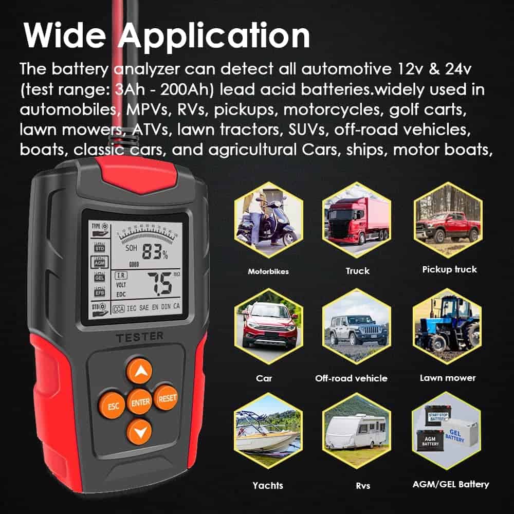 Analizador de Salud Digital de Baterías Automotrices Foxwer - Imagen 7