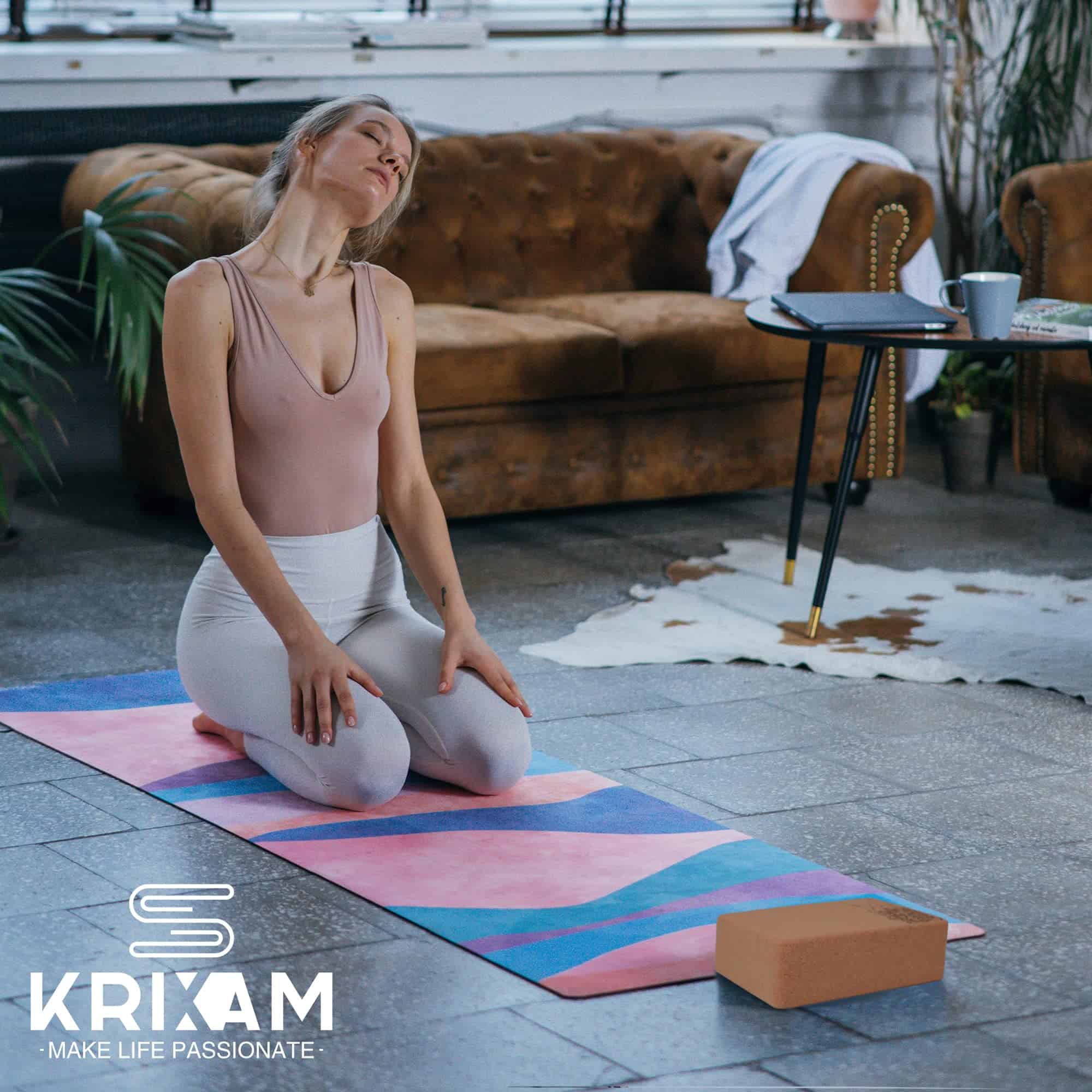 Bloques de Yoga de Corcho KRIXAM, Superficie -Marrón - Imagen 8