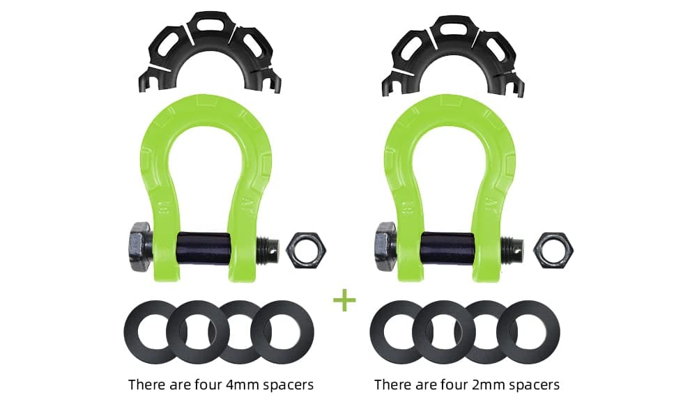 Syhvu D Ring Shackles - Capacidad de 60,000 lbs, Anillos D - Imagen 7