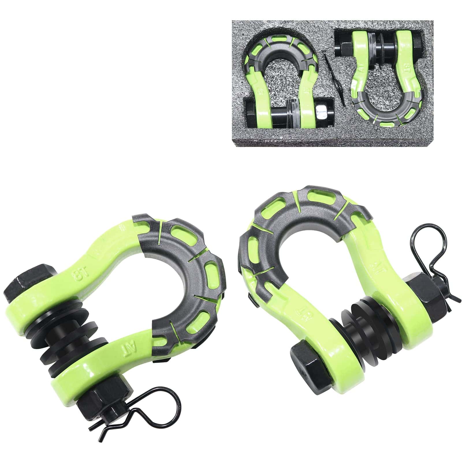 Syhvu D Ring Shackles - Capacidad de 60,000 lbs, Anillos D