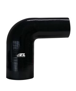 Manguera de Silicona Reductor de 90 Grados -Negro