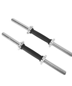 Par de Mangos de Mancuerna con Rosca de Goma de 1 Pulgada,