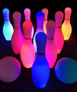 Set de Juguetes de Bolos para niños OceanWings con Luces,