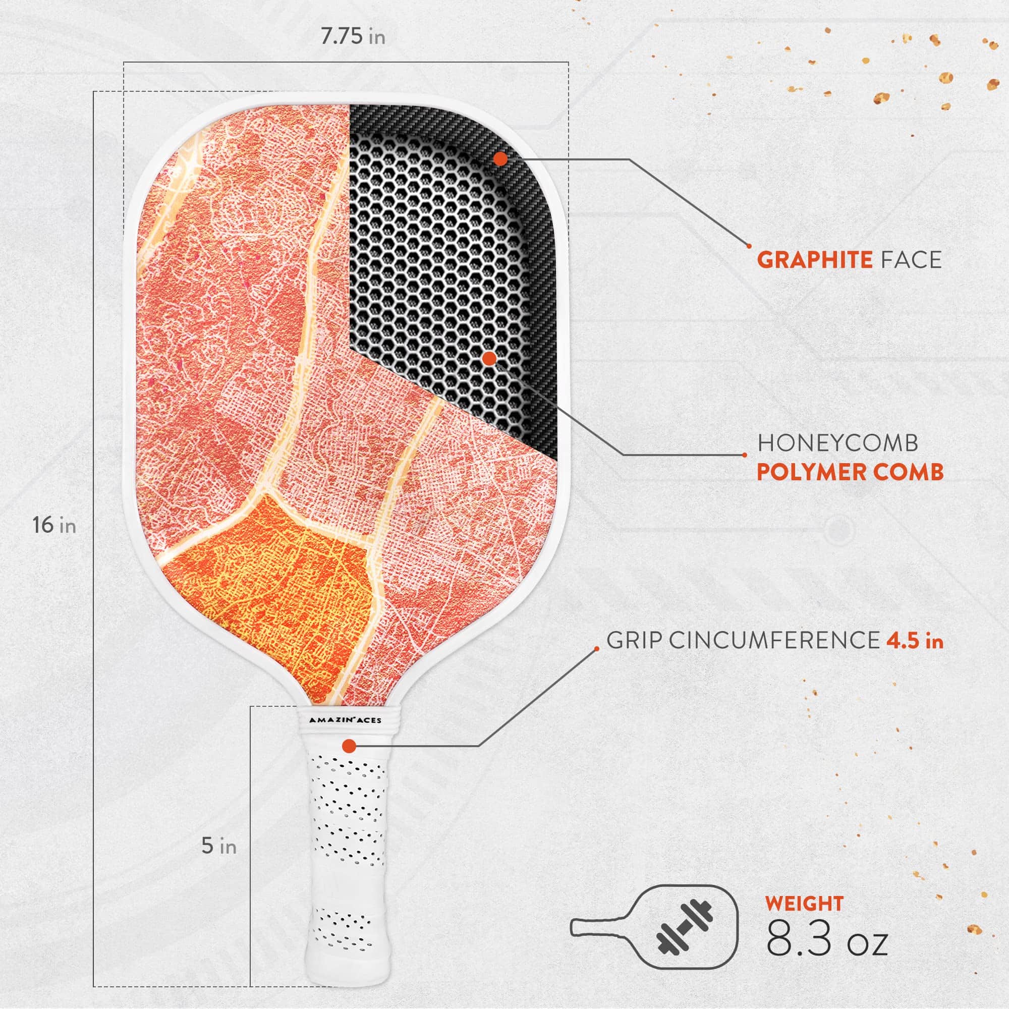 Paquete de 2 Raquetas de Pádel Amazin' Aces City Series - - Imagen 4
