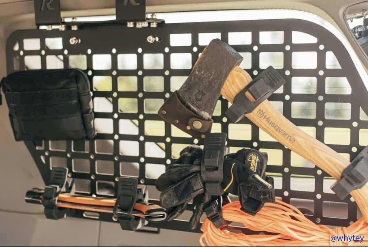 Sistema de Panel de Almacenamiento Molle -Negro - Imagen 3