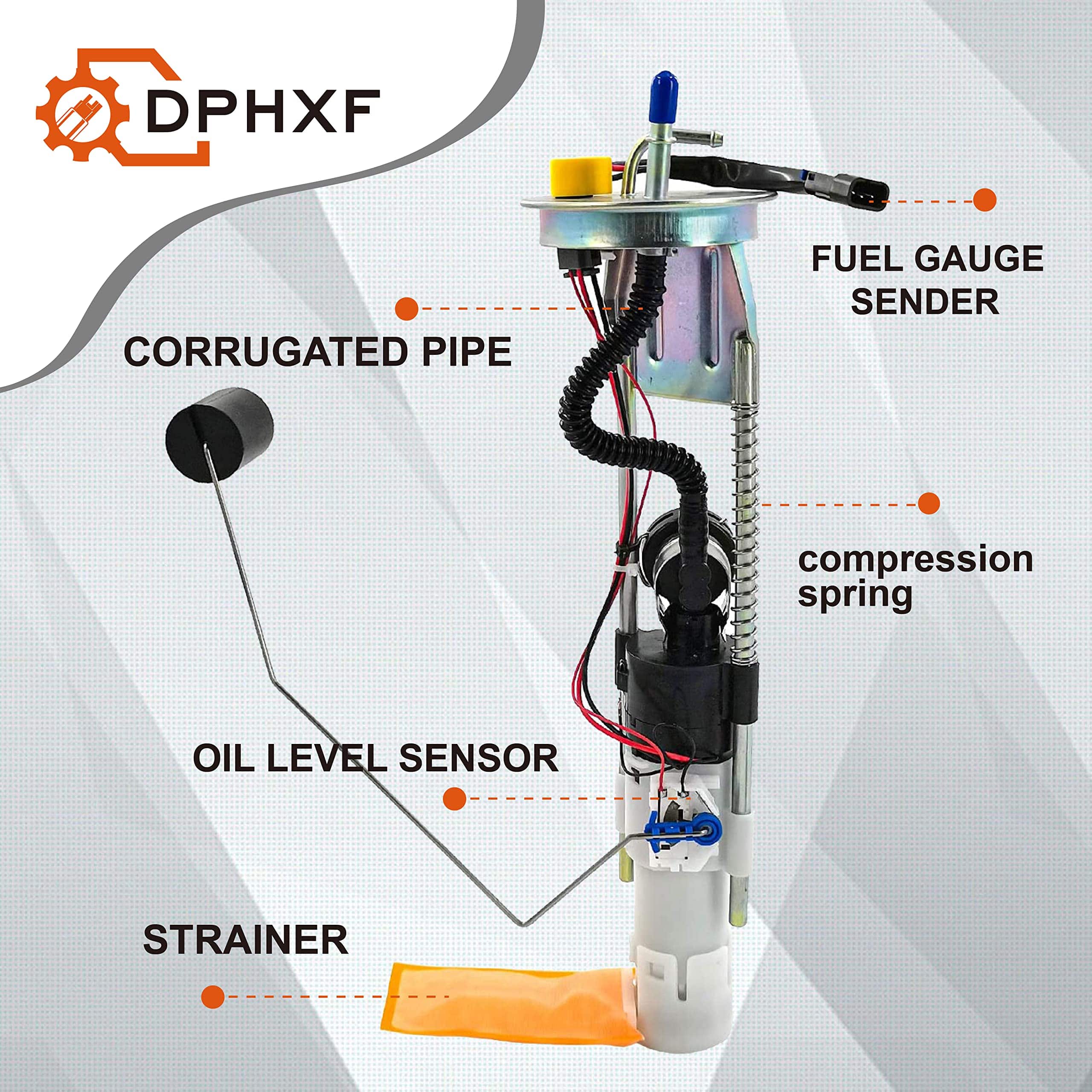 DPHXF Conjunto de Bomba de Combustible Compatible con - Imagen 4