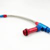 Línea de combustible roja y azul de 7/8-20'' para