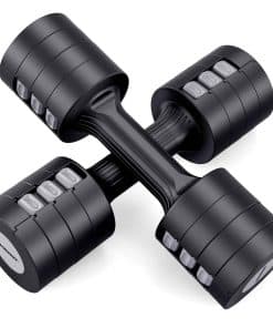 EAST MOUNT Pesas Ajustables de 5 lb Set de 2 / Par de 10 lb