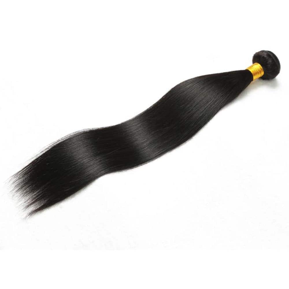 Paquete de Extensiones de Cabello Recto Negro Natural 100% - Imagen 3