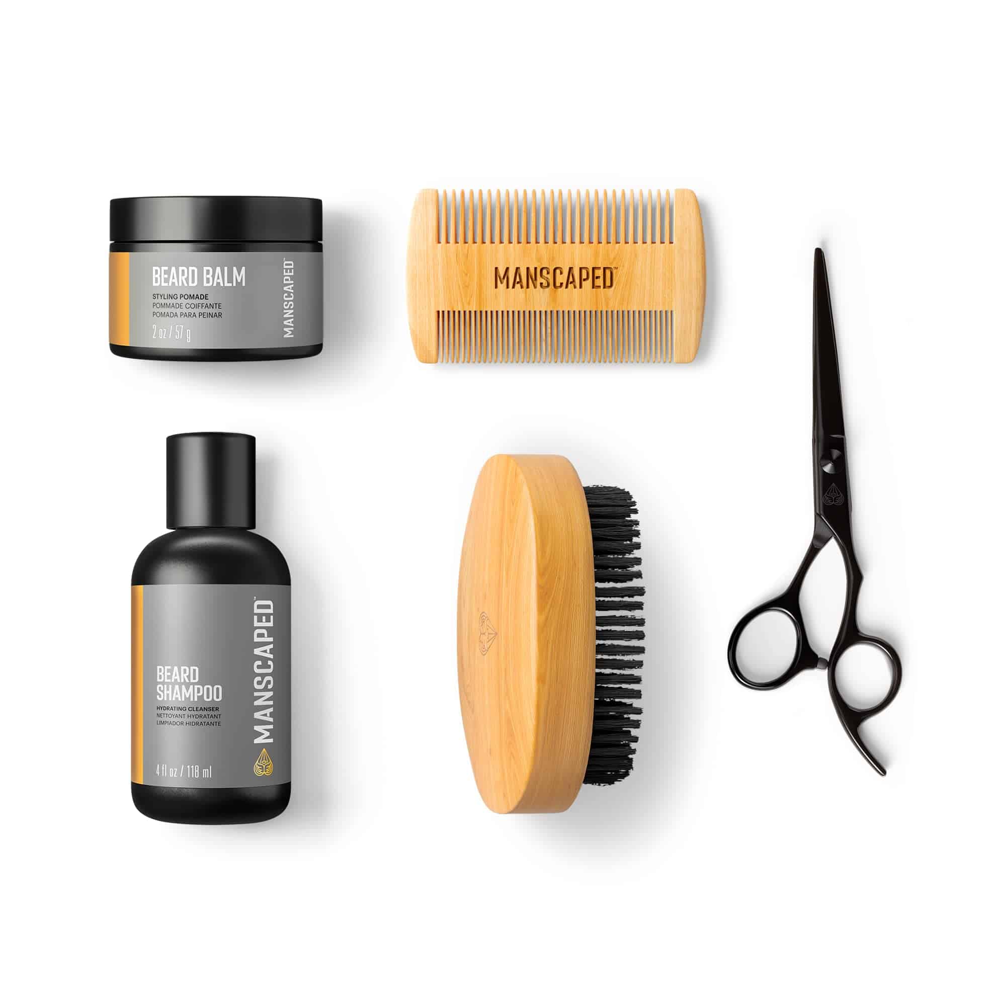 Kit de Cuidado de Barba MANSCAPED� Incluye Champú y Bálsamo