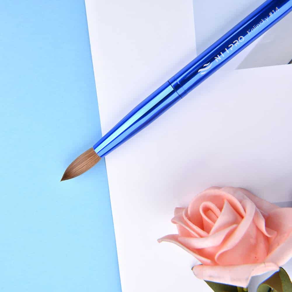 Brocha para uñas de acrílico para aplicación de polvo de - Imagen 5