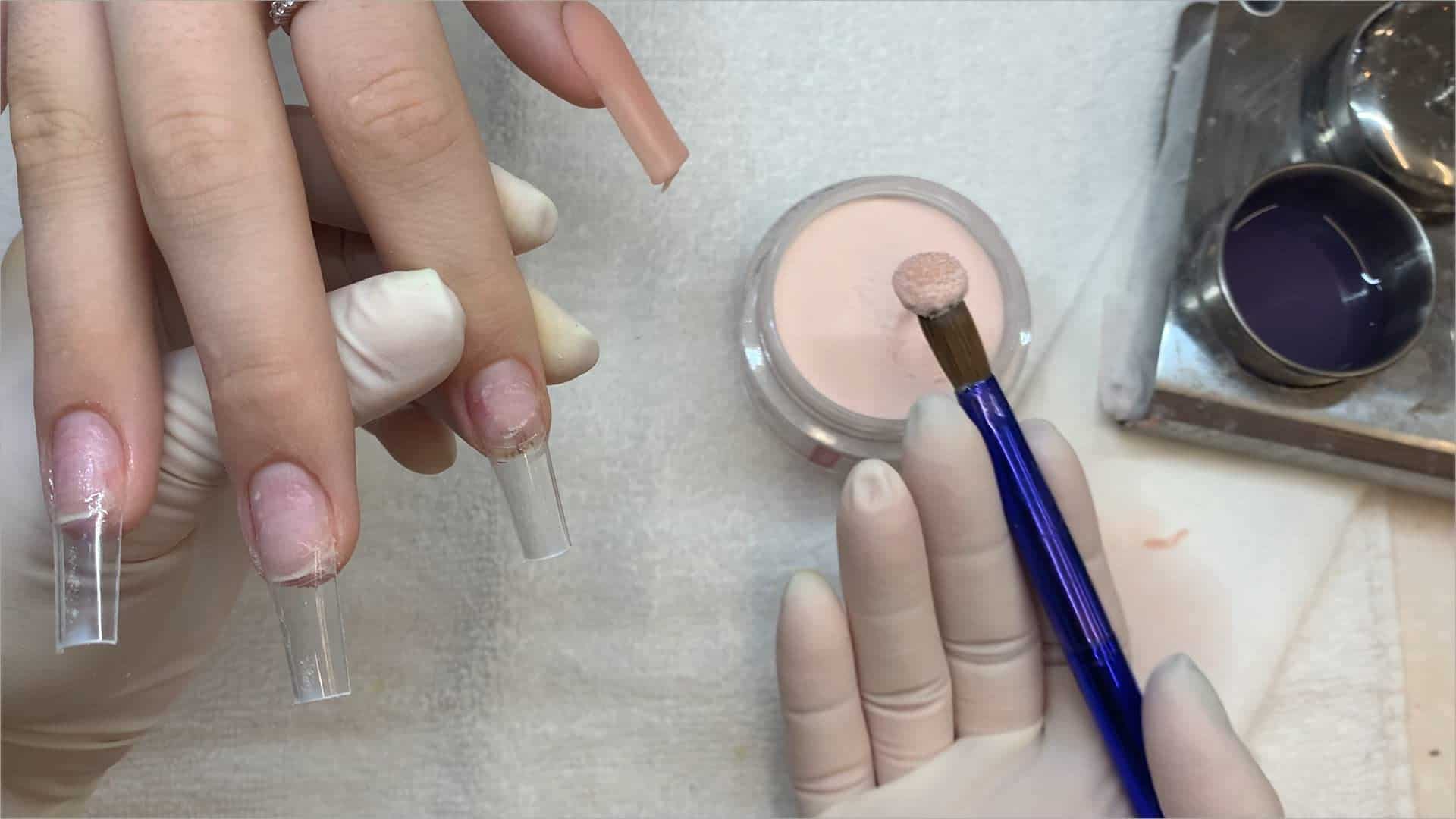 Brocha para uñas de acrílico para aplicación de polvo de - Imagen 7