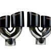NETAMI 3" Inlet to 4" Quad Staggered Outlet Punta de Escape