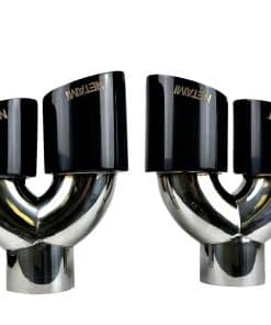 NETAMI 3" Inlet to 4" Quad Staggered Outlet Punta de Escape