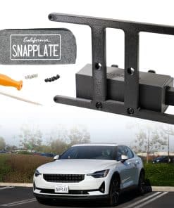 Portaplacas de matrícula Polestar 2 sin perforación, Kit de