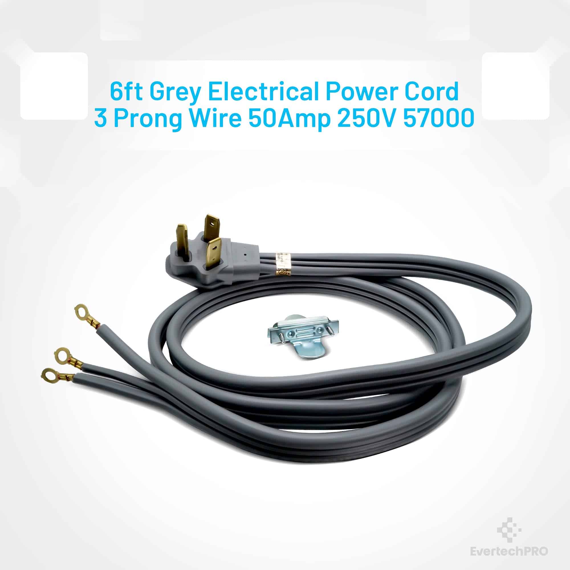 Cable de corriente para secadora EvertechPRO 57000 de 3 - Imagen 4