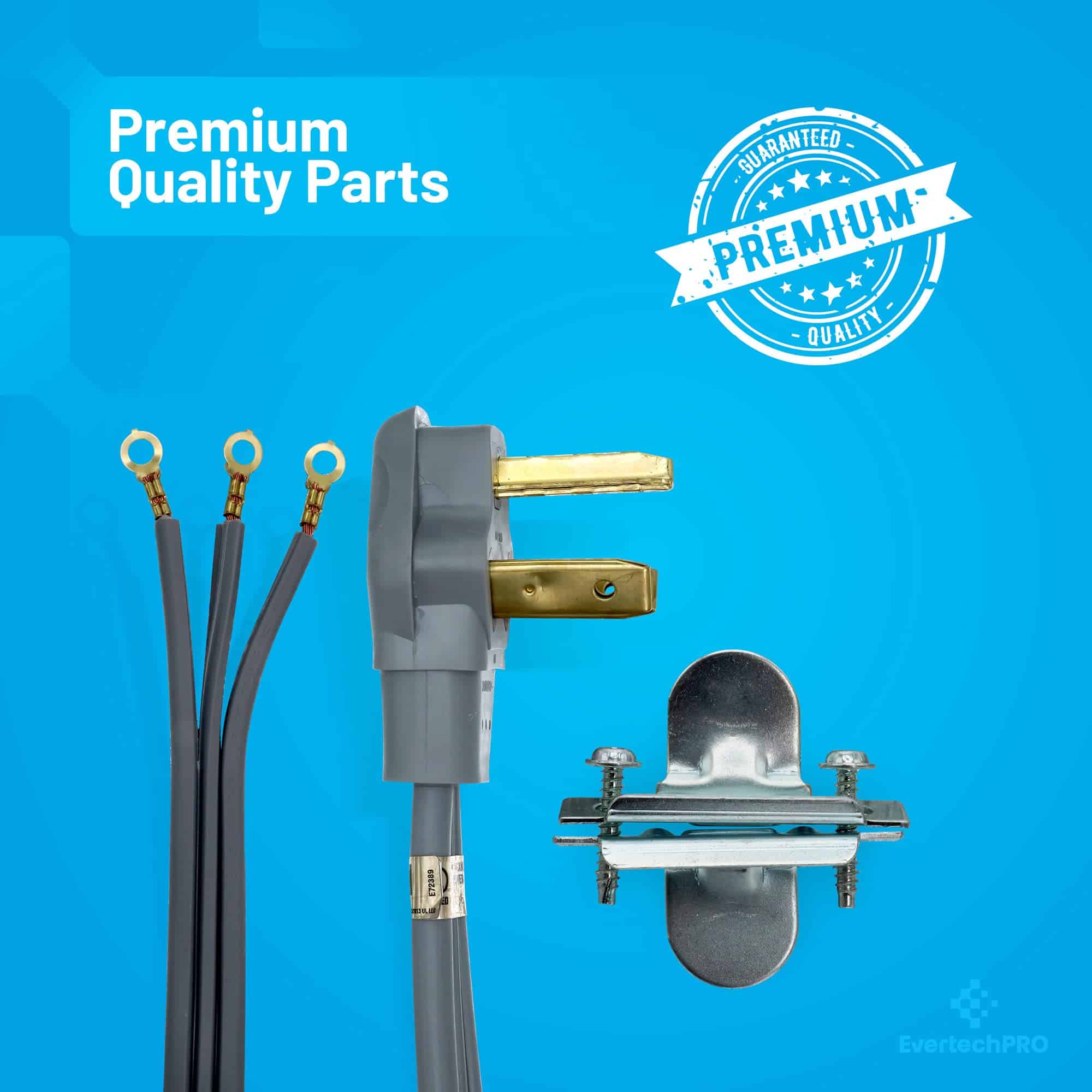 Cable de corriente para secadora EvertechPRO 57000 de 3 - Imagen 3