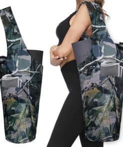 Bolsa para tapete de yoga con bolsillo grande y bolsillo