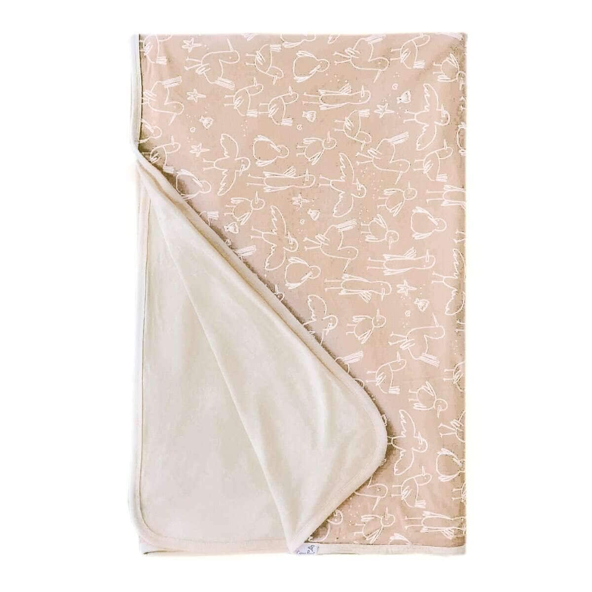Copper Pearl Jumbo 3-Layer Baby Blanket: Suaves Edredones
