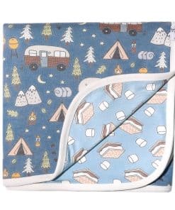 Manta de bebé de tres capas Copper Pearl: -Bridger