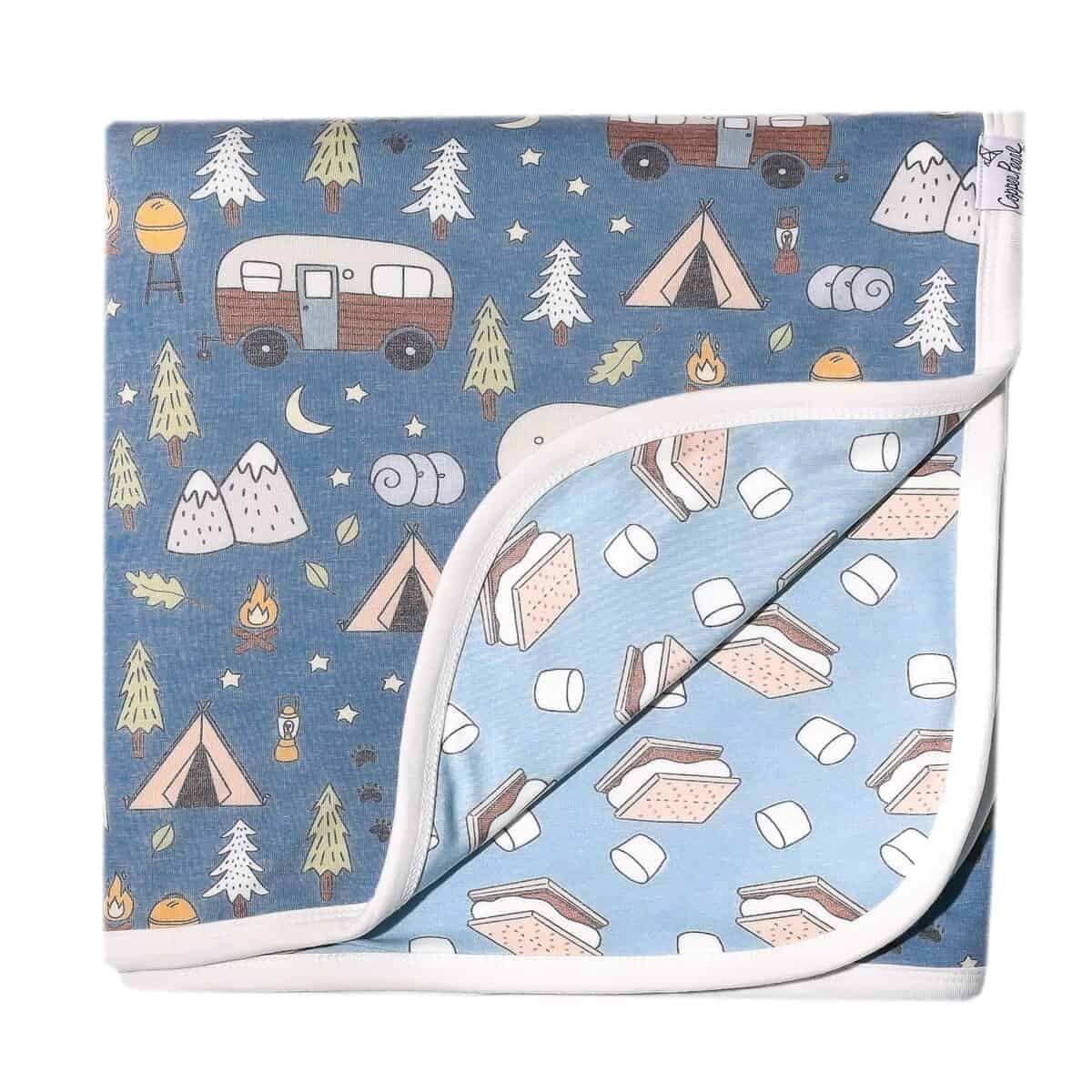 Manta de bebé de tres capas Copper Pearl: -Bridger