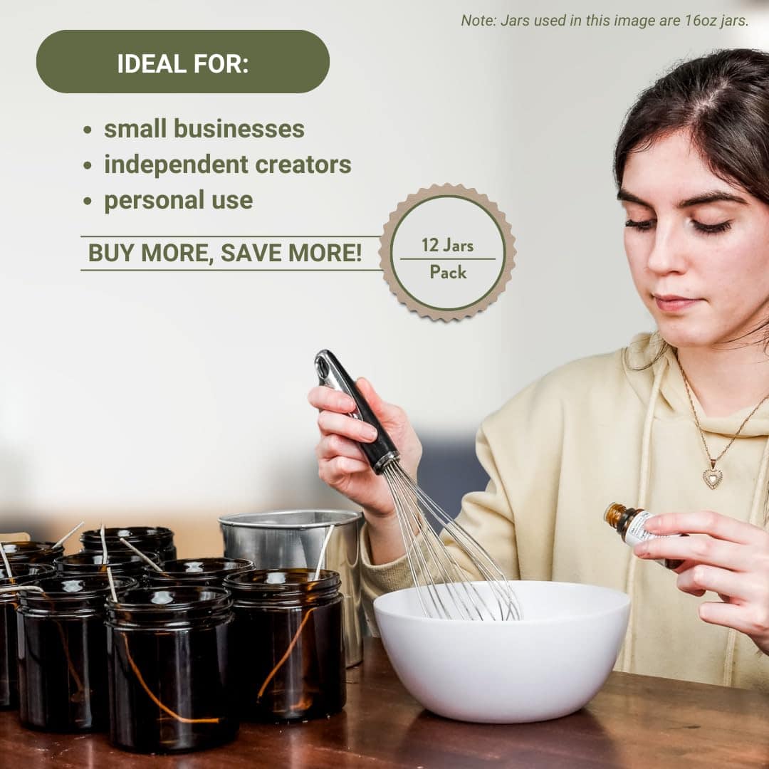 Paquete de Vidrio Ámbar de Naturaleza 16oz - 12 Paquetes, - Imagen 7