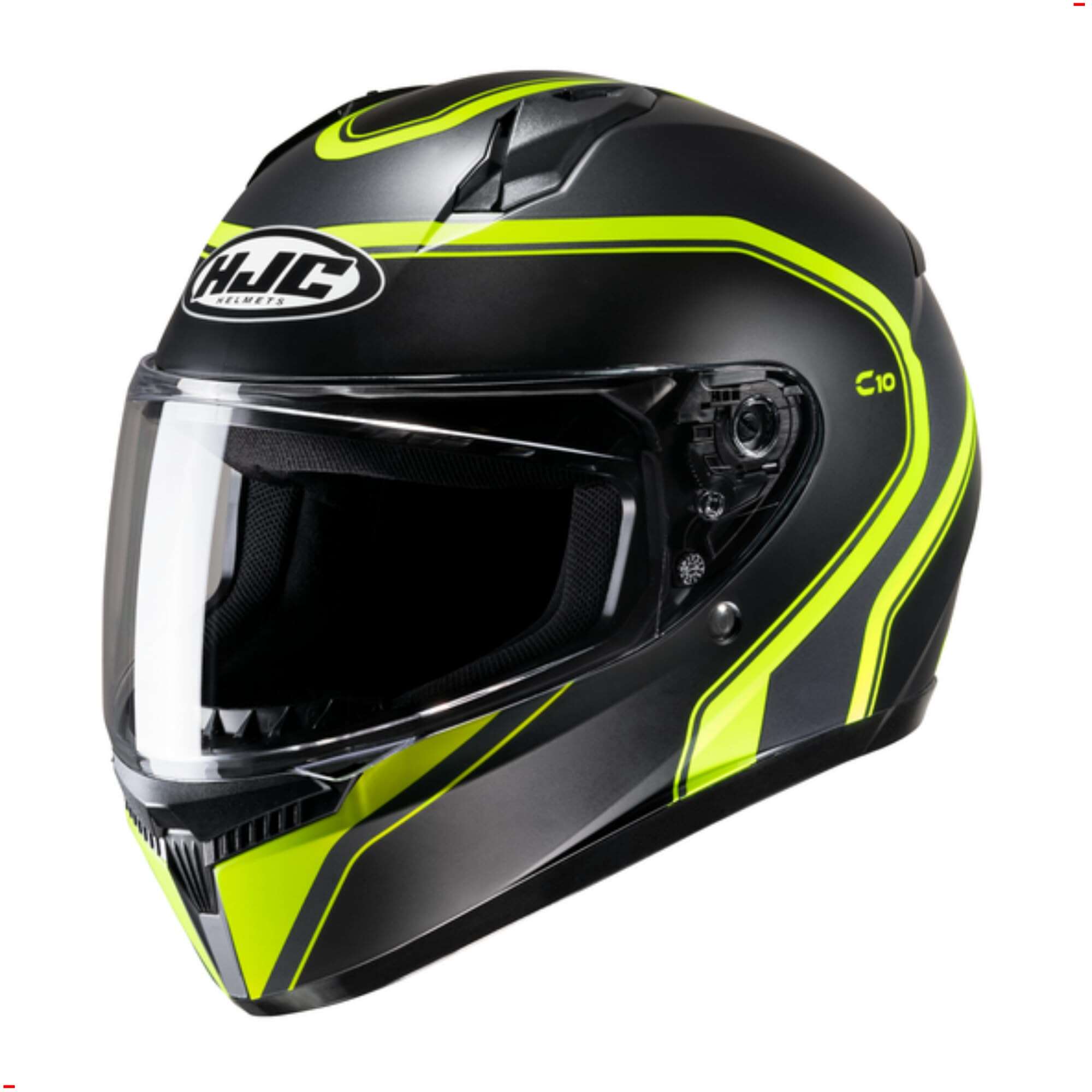 Casco de motocicleta integral HJC C10 ELIE con protector de