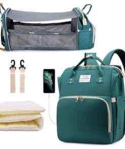 Bolso cambiador SALIFA con estación de cambio, bolsas de