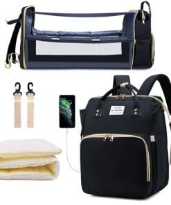 Mochila Para Pañales SALIFA con Estación de Cambio y Pad