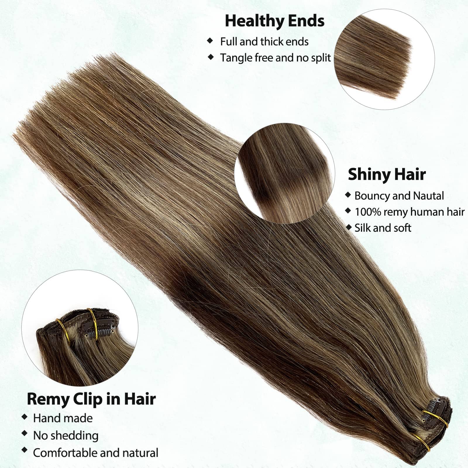 Extensiones de Cabello Humano Valiilo, Extensiones de Pelo - Imagen 3