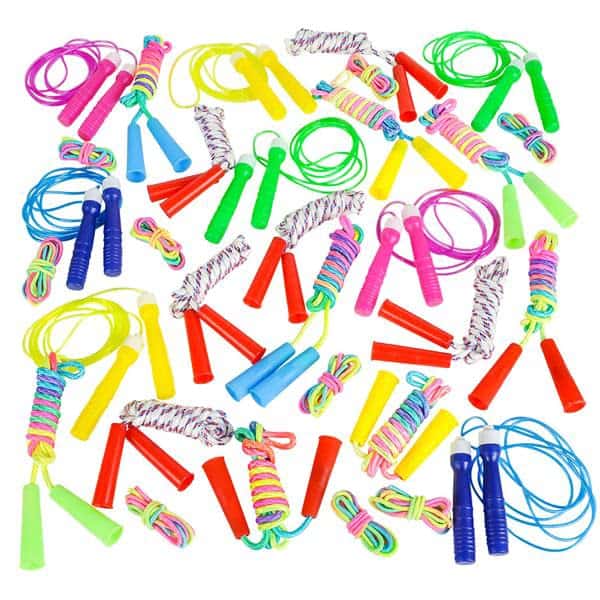 Paquete de 48 Cuerdas de Saltar surtidas para Niños,