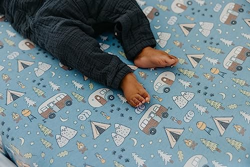 Copper Pearl Sábanas de Cuna Premium de Punto: - Imagen 5