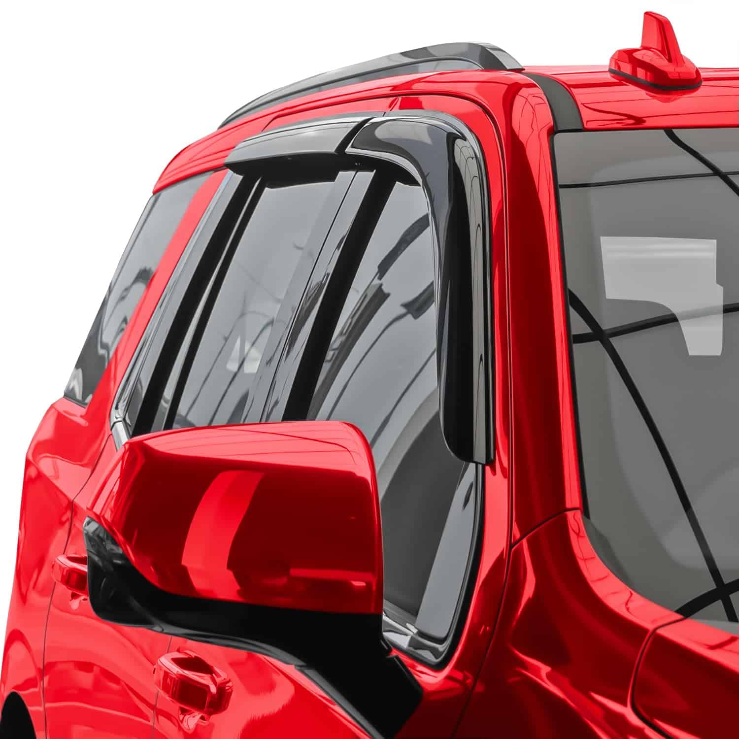 Voron Glass Deflectores de Lluvia duraderos -Negro - Imagen 3