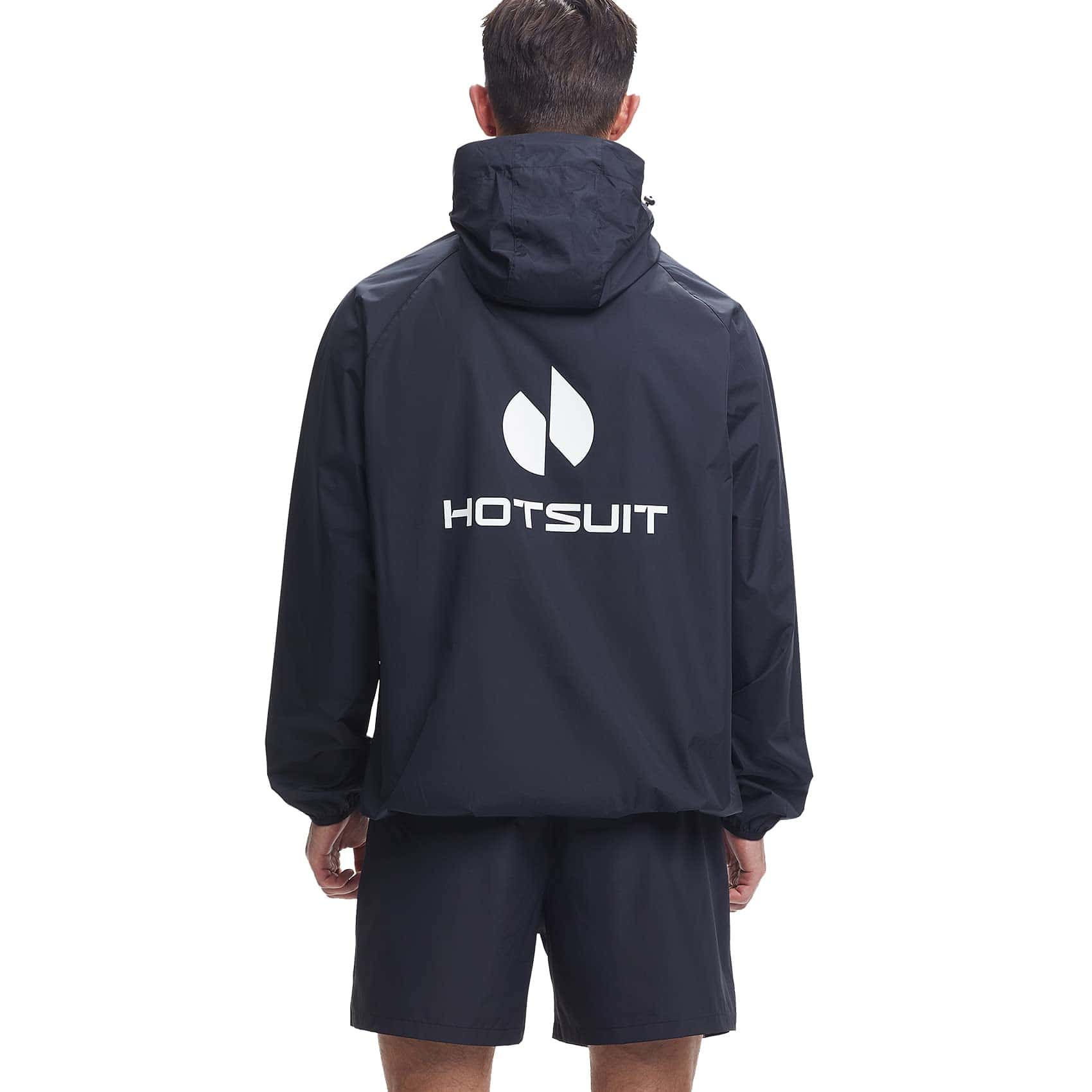 Traje de Sauna HOTSUIT para Hombre, Chaqueta -Negro - Imagen 5