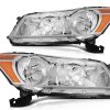 Par de ensamblajes de faros ECCPP para Honda Accord Sedán 4