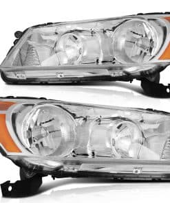 Par de ensamblajes de faros ECCPP para Honda Accord Sedán 4