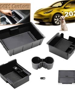 DEDC Bandeja de organizador para consola central y 2 cajas