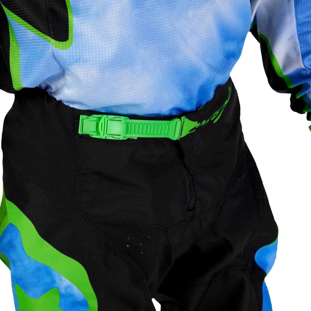 Pantalón de Motocross Fox Racing 180 ATLAS, Negro/Verde, - Imagen 4