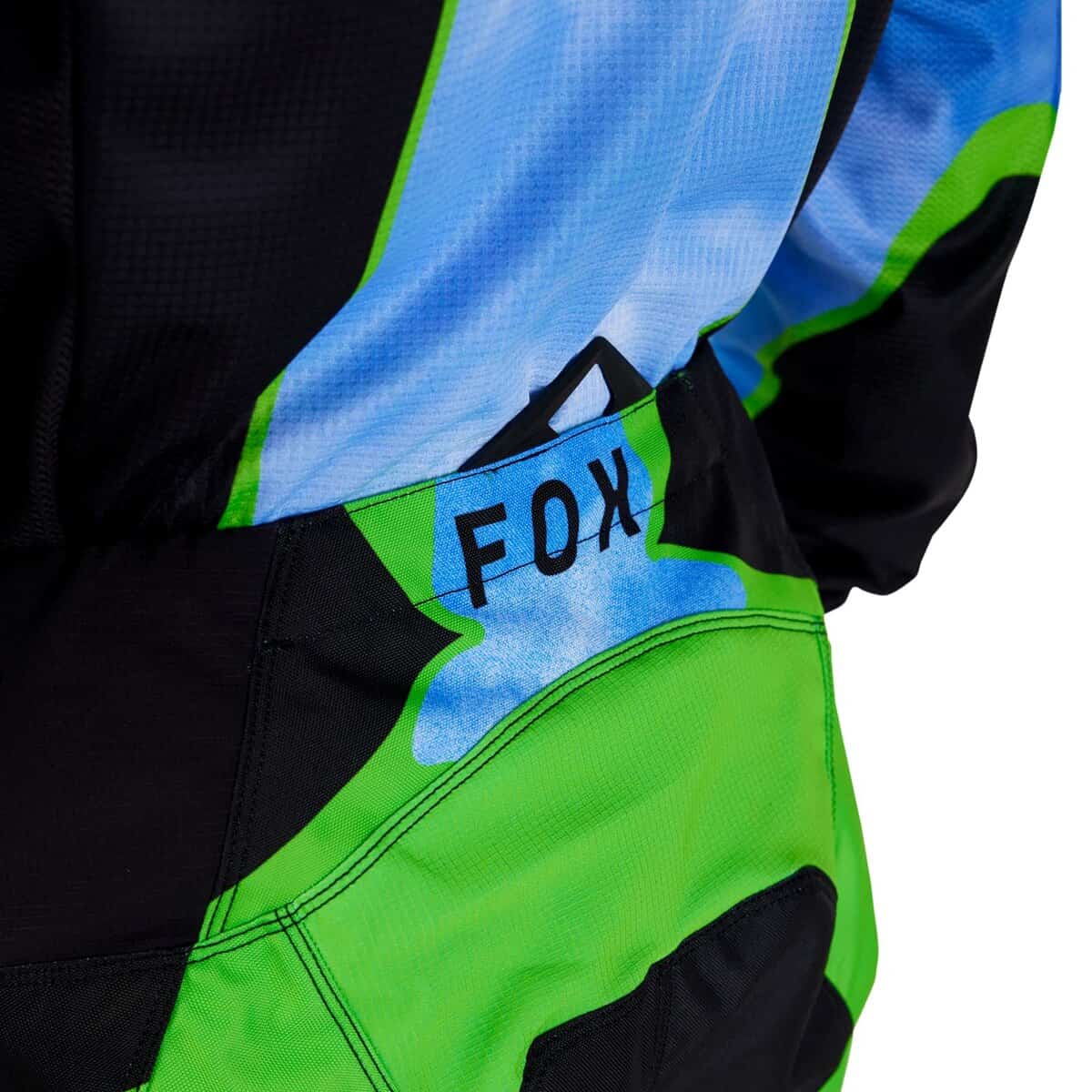 Pantalón de Motocross Fox Racing 180 ATLAS, Negro/Verde, - Imagen 6