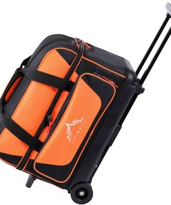 Bolso de bolos GoHimal con ruedas dobles para 2 bolas con